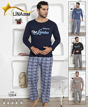 Пижама 4 Seasons 1264 navy - делук