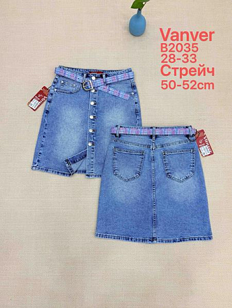 Юбка Vanver B2035 l.blue - делук