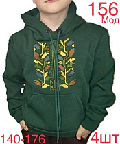 Худи Надийка ND368-156 green - делук