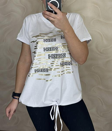 Футболка Levisha 25307 white - делук