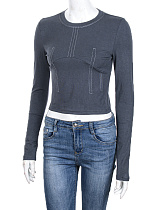 Кофта Cnd2 4393-MT213 grey - делук