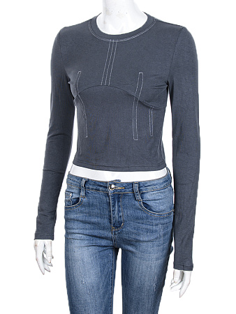 Кофта Cnd2 4393-MT213 grey - делук
