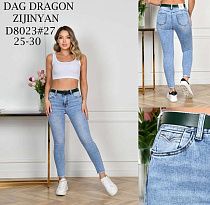 Джинсы Zijinyan D8023 l.blue - делук