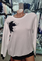 Свитер Julia JL1044 white - делук