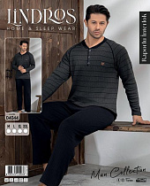 Пижама Lindros 04044 grey - делук