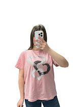 Футболка Elena&Vika 25070 pink Футболка Elena&Vika 25070 pink - делук