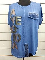 Футболка Julia JL102 l.blue - делук
