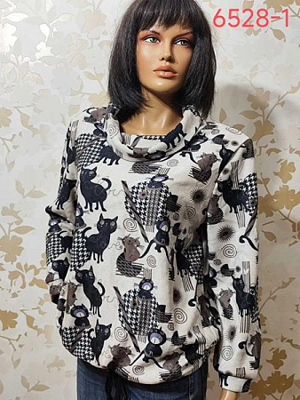 Свитер Lida 6528-1 l.grey - делук