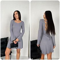 Платье Arina 3057 grey Платье Arina 3057 grey - делук