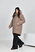 Куртка Arina 3052 brown - делук