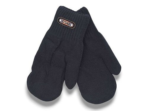 Варежки Королева J1030 black - делук