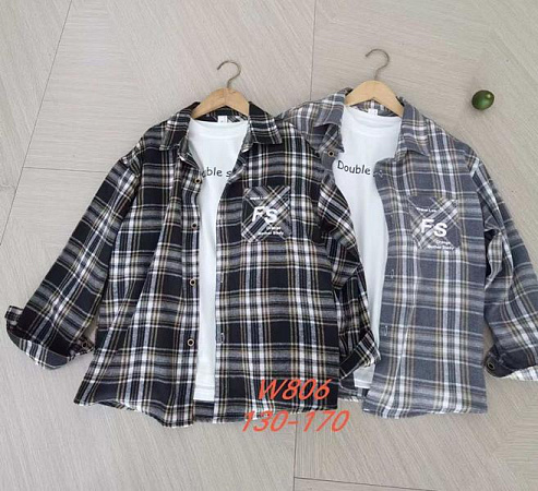 Рубашка Фунтик 806 black - делук