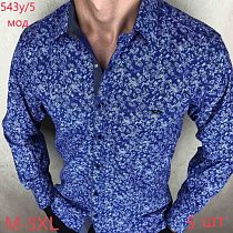Рубашка Надийка 543Y-5 blue - делук