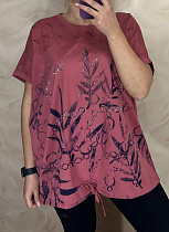 Футболка Levisha 26012 terrakot - делук