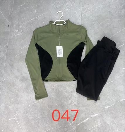 Костюм Спорт Newjeans 047 khaki - делук