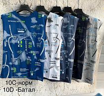 Майка Lina 10C navy - делук