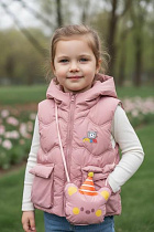 Жилетка Delfinka 588 pink - делук