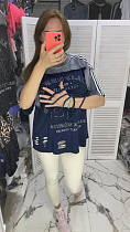 Футболка Karon 6296 navy - делук