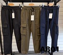 Штаны Liopt A801 black - делук