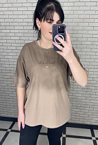 Футболка Levisha 250107 beige - делук