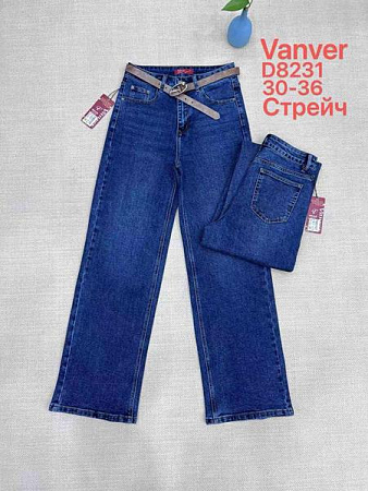 Джинсы Vanver D8231 navy - делук