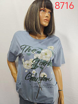 Футболка Lida 8716 grey - делук