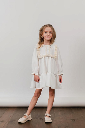 Платье Moda School 7311-1 white - делук