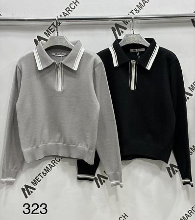 Свитер Met&March 323 grey - делук