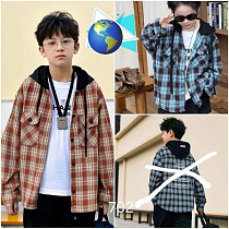 Рубашка Фунтик 702 brown - делук