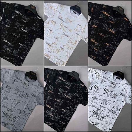 Футболка Vip Stendo 1106 white-beige - делук