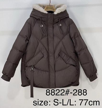 Куртка Immei 8822-288 brown - делук