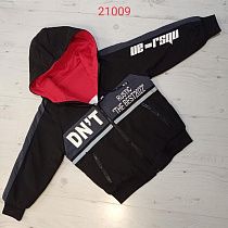 Куртка 21009 black-grey - делук