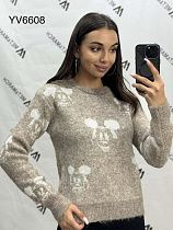 Свитер Met&March 6608 d.beige - делук