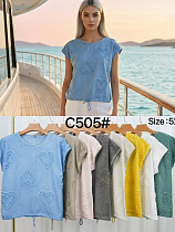 Футболка Kaffir Lily C505 yellow - делук