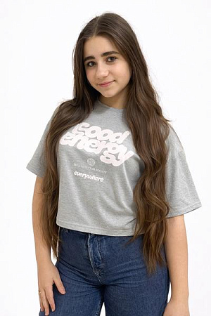 Топ Moda School M551 l.grey - делук