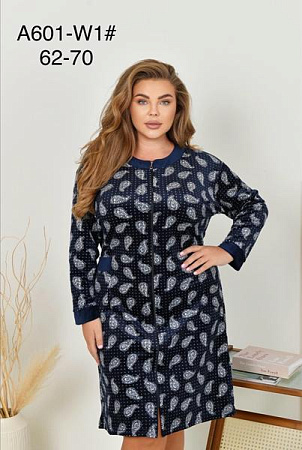 Халат Estima A601-W1 black - делук