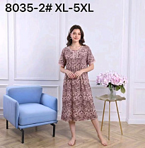 Ночнушка Romeo Life 8035-2 brown - делук