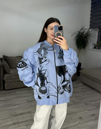 Кофта Спорт S.Style 634-1 l.blue - делук