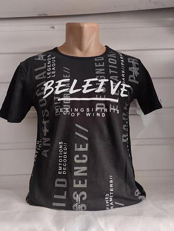 Футболка Panda 1802 black - делук