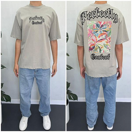 Футболка I8Denim 90553 grey - делук