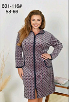 Халат Romeo Life 801-116 grey - делук