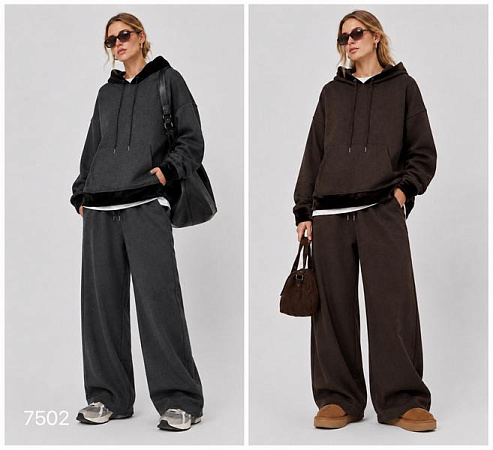 Костюм Спорт Saint Wish 7502 brown - делук