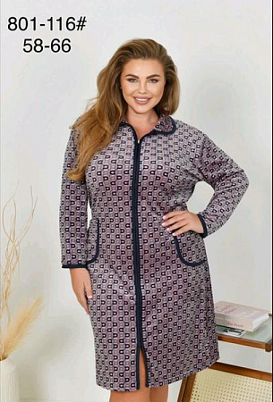 Халат Romeo Life 801-116 grey - делук