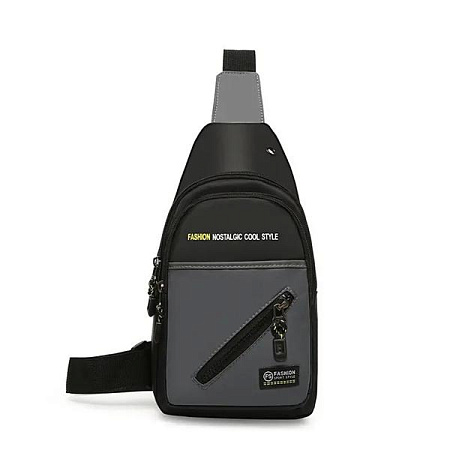 Бананка Fashion Bag X115-1 grey - делук