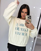 Свитер Lora LR597 l.beige - делук