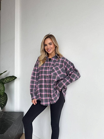 Рубашка Arina 1662 pink - делук