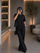 Футболка New Season F618 black - делук
