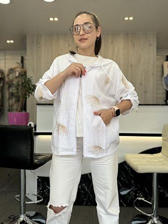 Рубашка Jjf 2295 white - делук