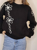 Свитер Kosta 76169 black - делук