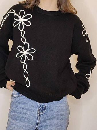 Свитер Kosta 76169 black - делук